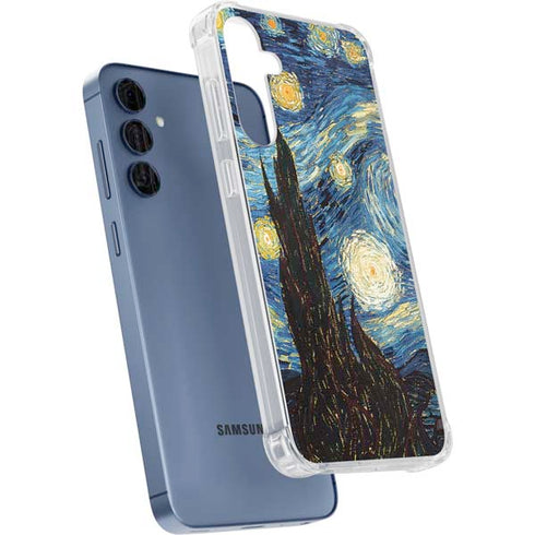 Van Gogh - The Starry Night by Van Gogh Galaxy A55 5G Clear Case