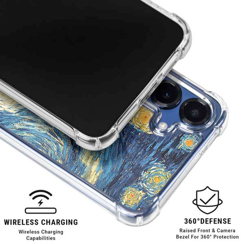 Van Gogh - The Starry Night by Van Gogh Galaxy S25 Clear Case