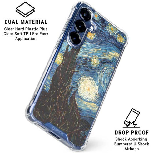 Van Gogh - The Starry Night by Van Gogh Galaxy S25 Clear Case