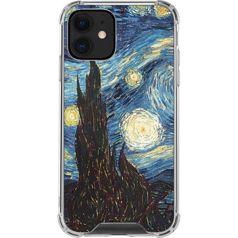 Vincent Van Gogh The Starry Night iPhone 12 Clear Case