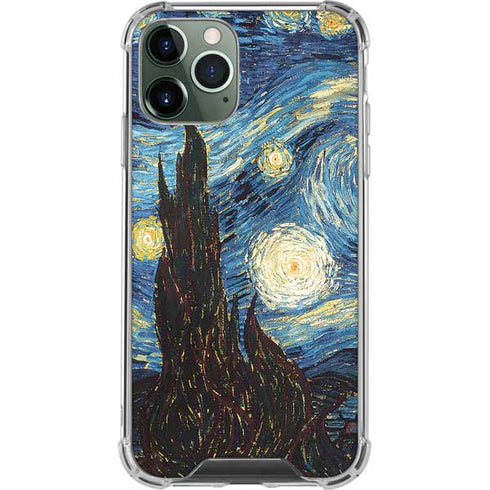Vincent Van Gogh The Starry Night iPhone 12 Pro Clear Case