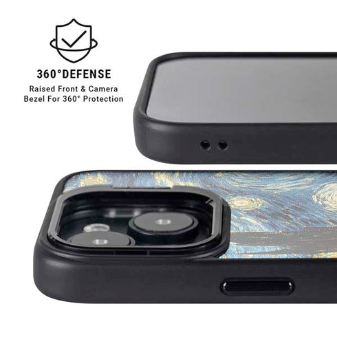 Van Gogh - The Starry Night by Van Gogh iPhone 15 Plus Kickstand Case