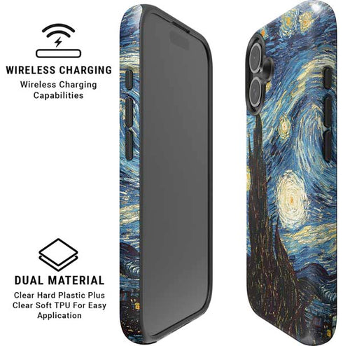 Van Gogh - The Starry Night by Van Gogh iPhone 16 Magsafe Impact Case