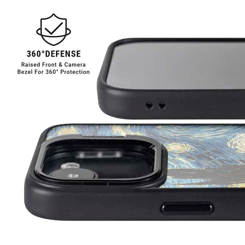 Van Gogh - The Starry Night by Van Gogh iPhone 16e Kickstand Case