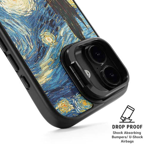 Van Gogh - The Starry Night by Van Gogh iPhone 17 Kickstand Case