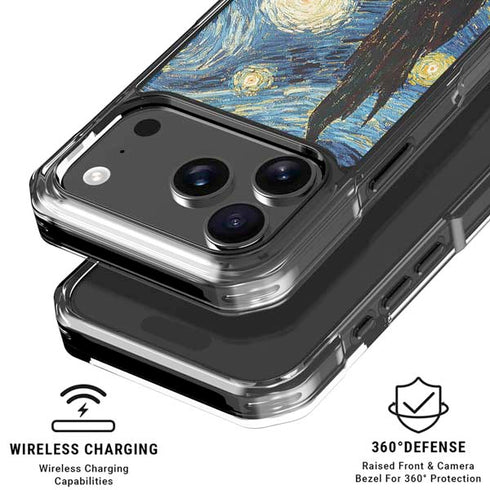 Van Gogh - The Starry Night by Van Gogh iPhone 17 Pro Clear Case