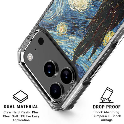 Van Gogh - The Starry Night by Van Gogh iPhone 17 Pro Clear Case