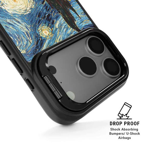 Van Gogh - The Starry Night by Van Gogh iPhone 17 Pro Max Kickstand Case