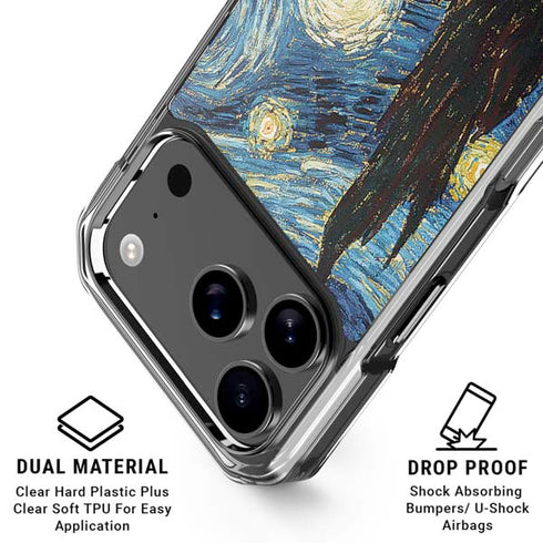 Van Gogh - The Starry Night by Van Gogh iPhone 18 Pro Clear Case
