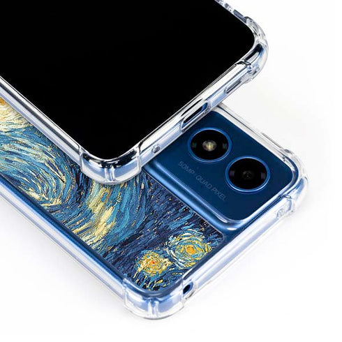 Van Gogh - The Starry Night by Van Gogh Moto G 5G (2024) Clear Case