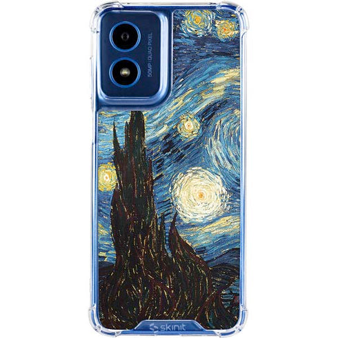 Van Gogh - The Starry Night by Van Gogh Moto G Play 4G (2024) Clear Case
