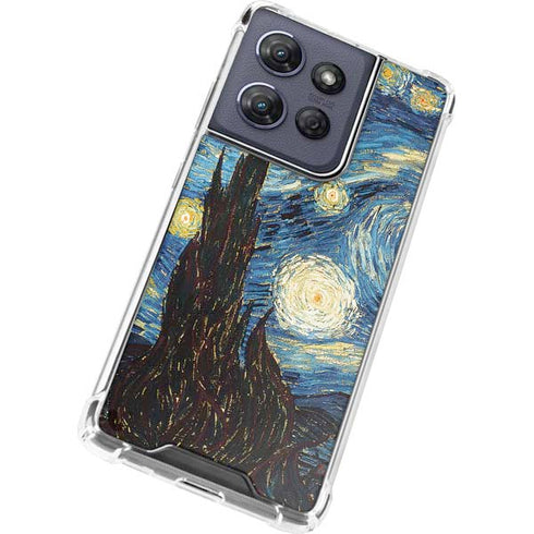 Van Gogh - The Starry Night by Van Gogh Moto G Power 5G (2025) Clear Case