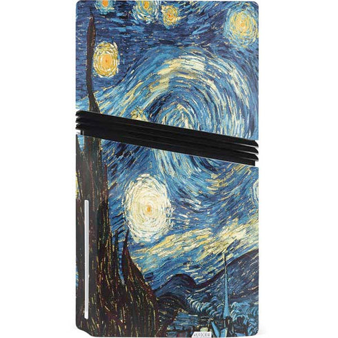 Van Gogh - The Starry Night by Van Gogh PS5 Pro Disk Bundle Skin