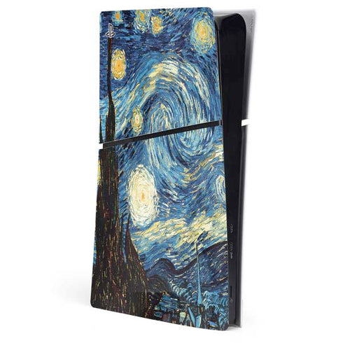 van Gogh - The Starry Night by Van Gogh PS5 Slim Digital Edition Console Skin