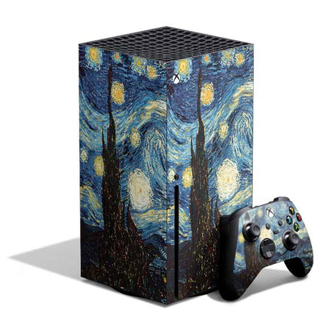 Vincent Van Gogh The Starry Night Xbox Series X Bundle Skin