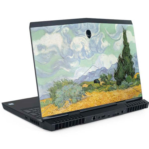 van Gogh - Wheatfield with Cypresses by Van Gogh Dell Alienware Skin