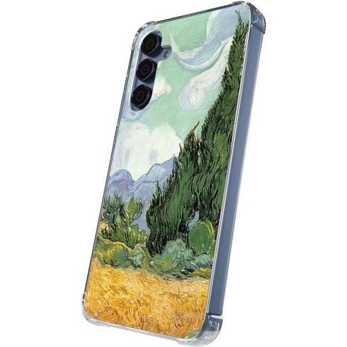 van Gogh - Wheatfield with Cypresses by Van Gogh Galaxy A55 5G Clear Case