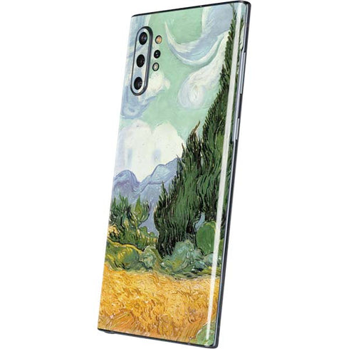 van Gogh - Wheatfield with Cypresses by Van Gogh Galaxy Note 10 Plus Skin