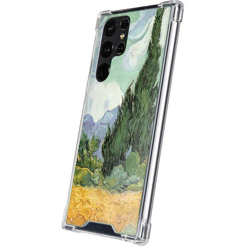van Gogh - Wheatfield with Cypresses by Van Gogh Galaxy S23 Ultra Clear Case