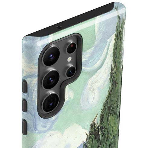 van Gogh - Wheatfield with Cypresses by Van Gogh Galaxy S23 Ultra Pro Case