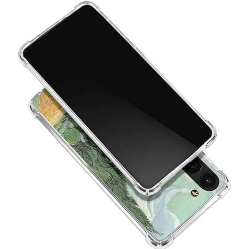 van Gogh - Wheatfield with Cypresses by Van Gogh Galaxy S24 FE Clear Case