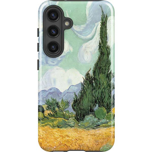 van Gogh - Wheatfield with Cypresses by Van Gogh Galaxy S25 Impact Case