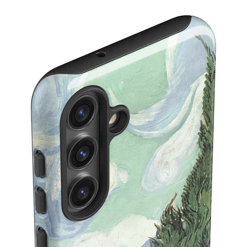 van Gogh - Wheatfield with Cypresses by Van Gogh Galaxy S25 Impact Case