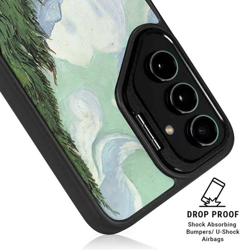 van Gogh - Wheatfield with Cypresses by Van Gogh Galaxy S24 Plus Kickstand Case