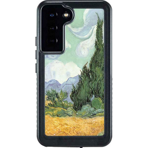 van Gogh - Wheatfield with Cypresses by Van Gogh Galaxy S24 Plus Waterproof Case