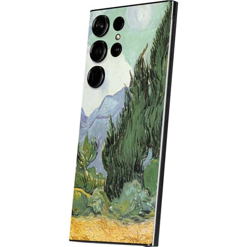 van Gogh - Wheatfield with Cypresses by Van Gogh Galaxy S25 Ultra Skin