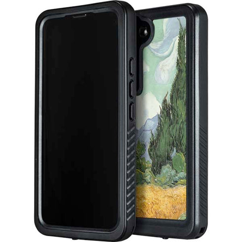 van Gogh - Wheatfield with Cypresses by Van Gogh Galaxy S24 Waterproof Case