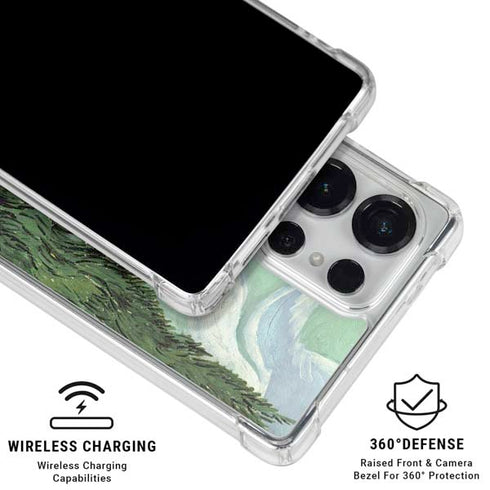 van Gogh - Wheatfield with Cypresses by Van Gogh Galaxy S25 Ultra Clear Case