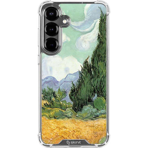 van Gogh - Wheatfield with Cypresses by Van Gogh Galaxy S26 Clear Case