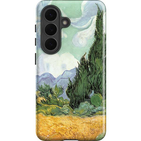 van Gogh - Wheatfield with Cypresses by Van Gogh Galaxy S26 Impact Case
