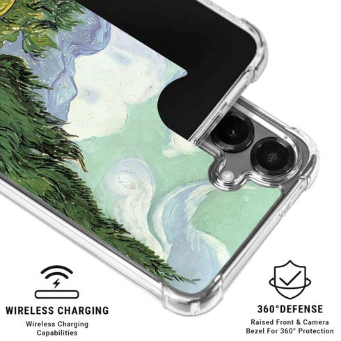 van Gogh - Wheatfield with Cypresses by Van Gogh Galaxy S26 Plus Clear Case