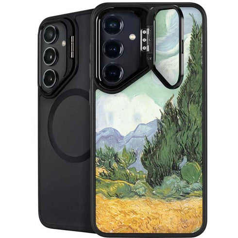 van Gogh - Wheatfield with Cypresses by Van Gogh Galaxy S26 Plus Kickstand Case