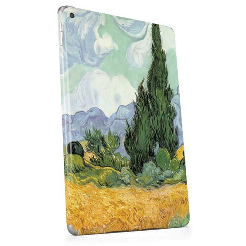 van Gogh - Wheatfield with Cypresses by Van Gogh Apple iPad Skin