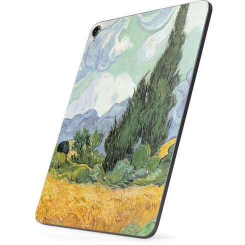 van Gogh - Wheatfield with Cypresses by Van Gogh Apple iPad Pro Skin