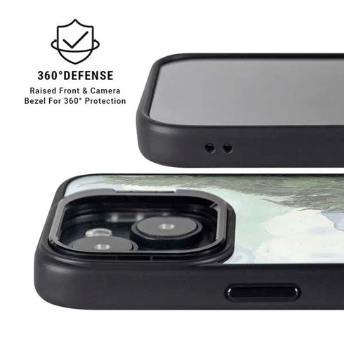 van Gogh - Wheatfield with Cypresses by Van Gogh iPhone 14 Kickstand Case