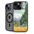 van Gogh - Wheatfield with Cypresses by Van Gogh iPhone 14 Plus Kickstand Case