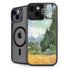 van Gogh - Wheatfield with Cypresses by Van Gogh iPhone 15 Kickstand Case