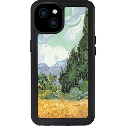 van Gogh - Wheatfield with Cypresses by Van Gogh iPhone 15 Plus Waterproof Case