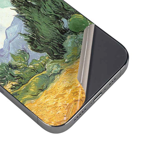 van Gogh - Wheatfield with Cypresses by Van Gogh iPhone 15 Pro Max Skin