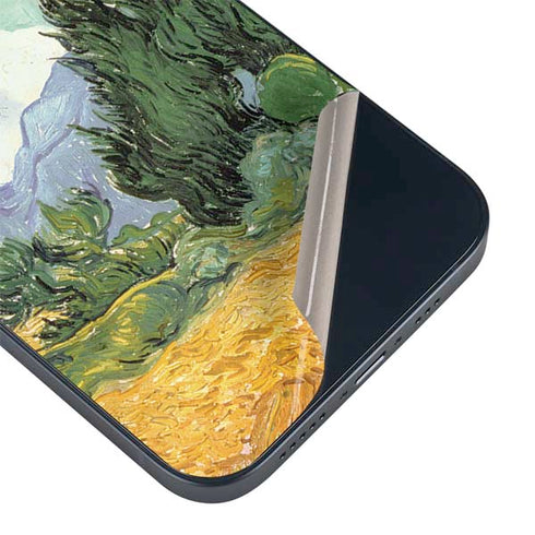 van Gogh - Wheatfield with Cypresses by Van Gogh iPhone 15 Skin