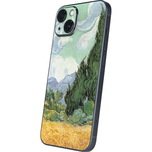 van Gogh - Wheatfield with Cypresses by Van Gogh iPhone 15 Skin