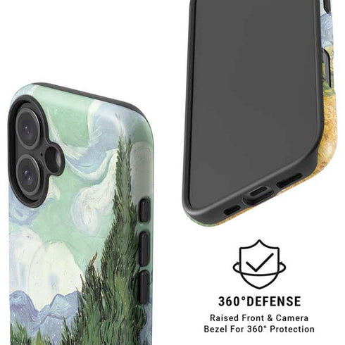 van Gogh - Wheatfield with Cypresses by Van Gogh iPhone 16 Magsafe Impact Case