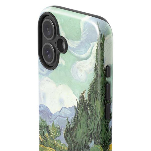 van Gogh - Wheatfield with Cypresses by Van Gogh iPhone 16 Plus Impact Case