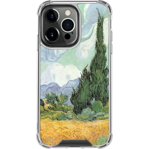 van Gogh - Wheatfield with Cypresses by Van Gogh iPhone 16 Pro Clear Case