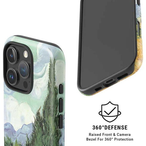 van Gogh - Wheatfield with Cypresses by Van Gogh iPhone 16 Pro Magsafe Impact Case