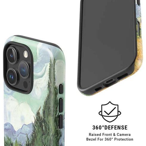 van Gogh - Wheatfield with Cypresses by Van Gogh iPhone 16 Pro Max Magsafe Impact Case